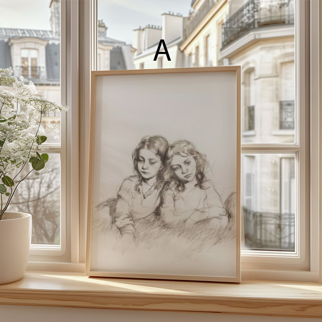 Moderne Vintage Kunst Poster · Geschenkidee · Blumen Porträt Stillleben Klassische Wandkunst · Dekoprint ohne Rahmen