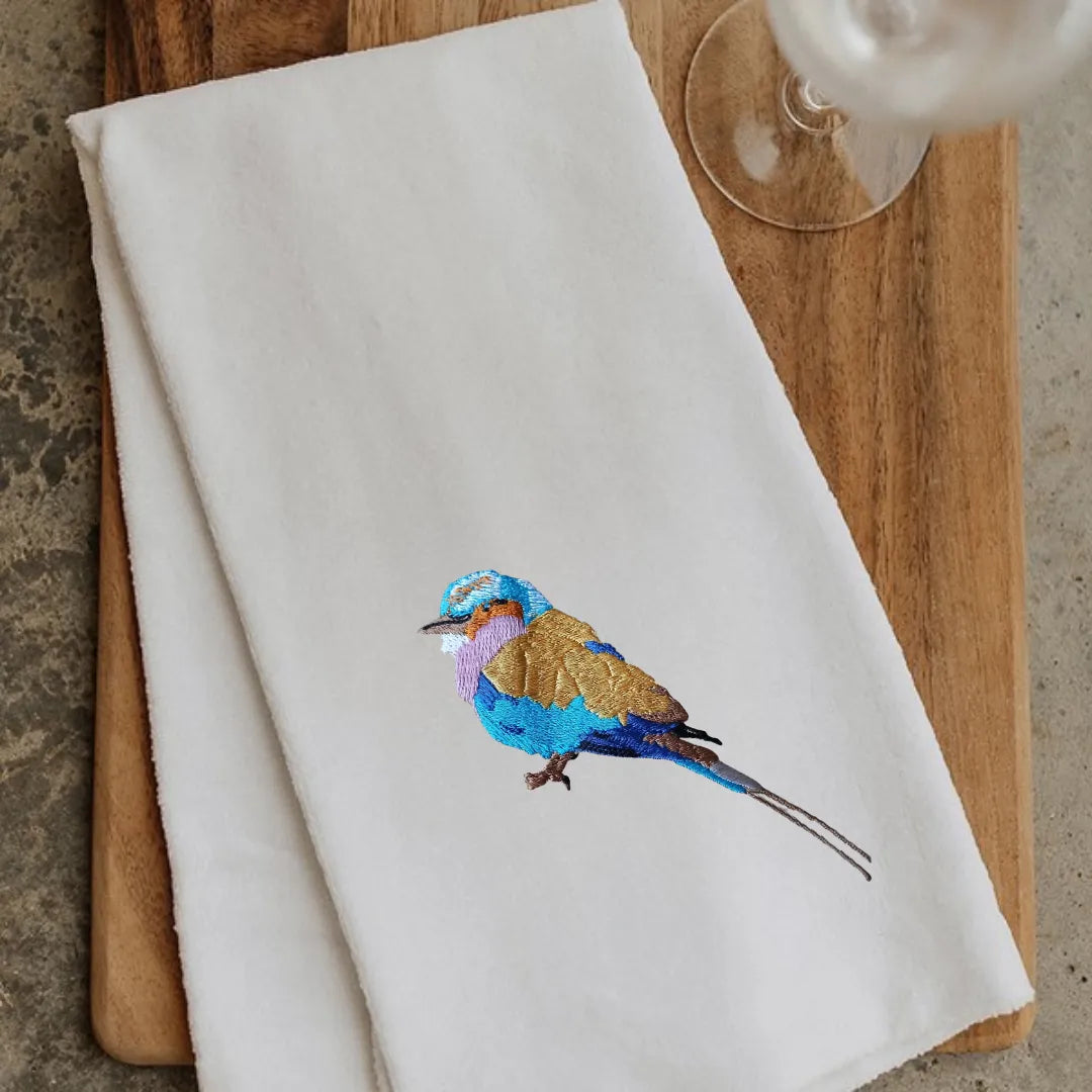 Lilac Breasted Roller Kitchen Towel